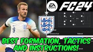 EA FC 24 - BEST ENGLAND Formation, Tactics and Instructions