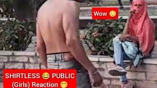 Shirtless  Public Reaction (Girls) Ashu Thakur Fitness2 