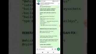 Cara Atasi Conection Closed Bot WhatsApp