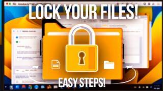 How to Lock Folder in Laptop | Laptop me file folder  lock kaise kare