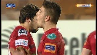 Owen Williams on song with penalty - Zebre v Scarlets 22nd March 2013