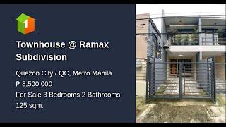 Townhouse @ Ramax Subdivision