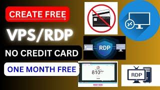 How To Create Free RDP In 2025 | Get Free RDP/VPS Server | No Credit/Debit Card Required