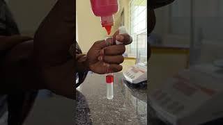 Methyl Red (MR) Test - Positive Reaction (Red colour formation)