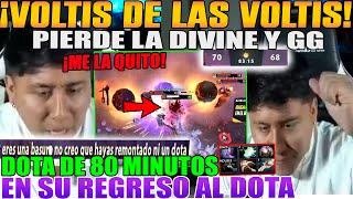 PIERDE LA DIVINE Y GG!! MACARIUS SE JUEGA UN DOTA CARDIACO DE 80 MINUTOS, VOLTIS TRAS VOLTIS DOTA 2