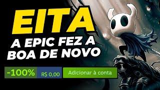 VOA! Novo jogo pago DE GRAÇA na Epic Games, ofertas da BANDAI, Hogwars Legacy e jogos GRÁTIS STEAM!