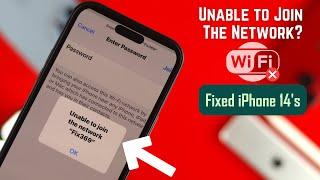 Unable to Join Wi-Fi Network Error on iPhone! [How to Fix]