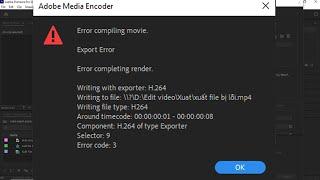 Sửa lỗi xuất File Adobe Premiere Pro