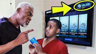 Kid STEALS DADS Credit Card To Buy V-Bucks! (BIG MISTAKE!)