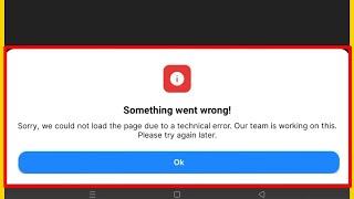 PayZapp App Fix Something went wrong! Sorry, we could not load the page due to a technical error.