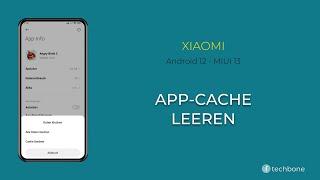 App-Cache leeren - Xiaomi [Android 12 - MIUI 13]