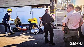 Scooter Vs Car: Emergency Services Respond to Collision in Venice