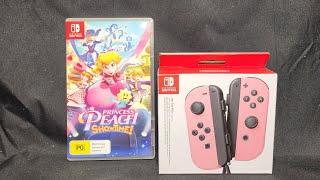 Unboxing: Princess Peach Showtime! for Nintendo Switch + Pastle Pink Joy-Con Pair