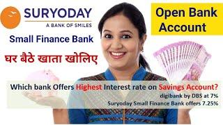 suryoday small finance bank account opening | suryoday small finance bank details | suryoday bank