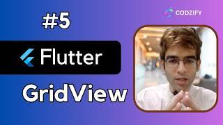 Flutter Gridview | Flutter Tutorial | Flutter Tutorial for Beginners | Flutter | Codzify