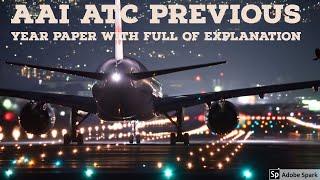 Air traffic controller (ATC)  paper with solution#ATC previous year #2018#paper solution #AAI #EXAM