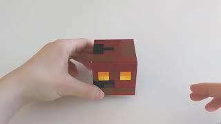 Minecraft Magma Cube (Custom Lego Build)