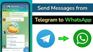 How to Send Messages from Telegram to WhatsApp?