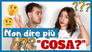 Stop Saying "COSA?" When YOU Don't GET Something in ITALIAN: Learn ALTERNATIVES to Ask to REPEAT! 