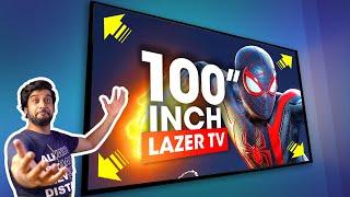 HUGE 100-INCH 4K LASER TV - BIG UPGRADE! ️ My Home Theater Setup - BIGVUE UST ALR Projector Screen