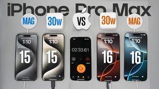 iPhone 16 Pro Max vs 15 Pro Max: Battery Charging Test!