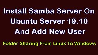 samba file server ubuntu:samba server configuration in linux step by step ubuntu(samba server linux)