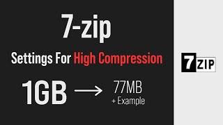 Best Compression Settings I Found for 7-Zip (with examples)