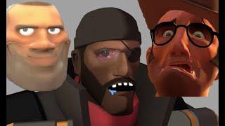 Tf2 15.ai Soldier and Sniper tries to take drunk Demoman Home(Read Discription)