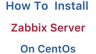 How to install Zabbix server on CentOs  #zabbix #centos7