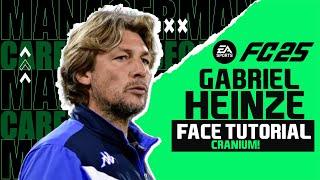 EA FC 25 GABRIEL HEINZE FACE CRANIUM -  Pro Clubs Face Creation - CAREER MODE - LOOKALIKE