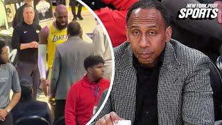 LeBron James CONFRONTS Stephen A. Smith!