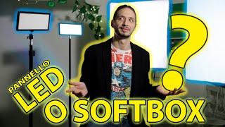 Pannello led o Softbox, qual è la luce migliore per fare vlog e still life con budget limitato ?