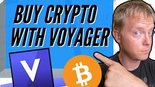 How To Buy Cryptocurrency on Voyager App |  BEGINNER FRIENDLY