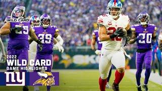 New York Giants vs. Minnesota Vikings | 2022 Super Wild Card Weekend Game Highlights