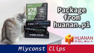  Unboxing a package from HUANAN POLSKA (huanan.pl) - X99-TF, X99-F8, X99-CH8, X79