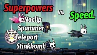 Hollow Knight - Speedrunner vs. 4 Hunters with NEW Superpowers