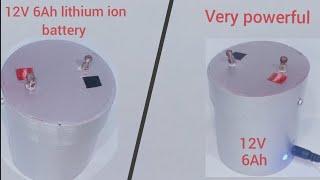 How To Make 12v rechargeable battery At Home .  make in 12v lithium ion battery Technical Ninja