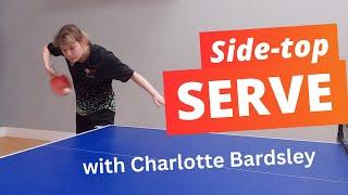 Dominate with the side-top serve
