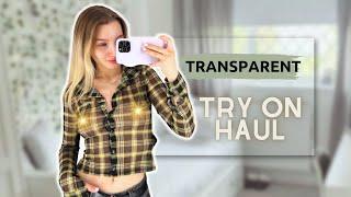 [4K] See-Through Clothes Try On Haul | Translucent Fashion | NO BRA