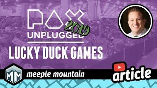 Lucky Duck Games Booth @ PAX Unplugged 2019