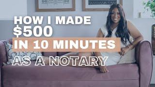 I made $500 in 10 minutes as a Notary | Apostille Work