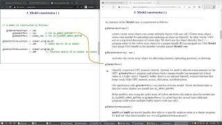 12.2 The Model C++ class constructor overview