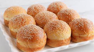 How to make SOFT BURGER BUNS