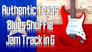 Authentic Texas Blues Shuffle Jam Track in G  Guitar Backing Track