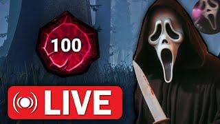 P100 GHOSTFACE MAIN VS THE NEW META!!! | DBD LIVE!!