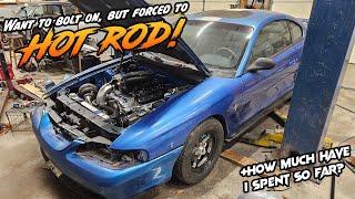 Forced To HOT ROD To Make Parts Fit on The Turbo 6.0 LS Mustang Street Car!