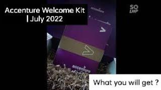 Welcome Kit Accenture 2022 | July 2022 | Joining Kit | Onboarding