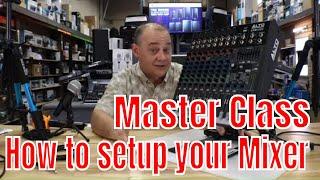 How to Setup Your Alto LIVE1202 Audio Mixer 12 channel with USB