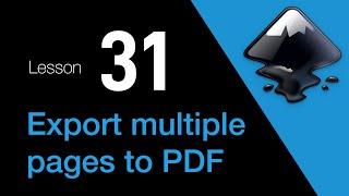 31) Export multiple pages to PDF in Inkscape 1.3
