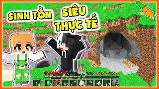 Kamui và Siro Thử Thách Sinh Tồn Xây Nhà Trong Thế Giới Minecraft Hình Tròn SIÊU THỰC TẾ